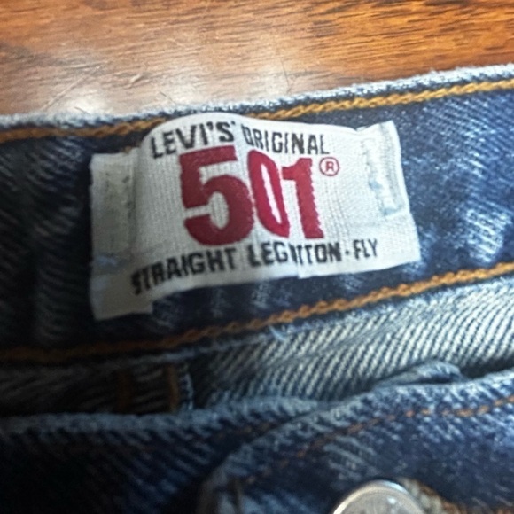 Levi’s vintage 501 straight leg button fly jeans - Picture 4 of 9